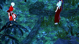 Rias Gremory Kimono Sex at the Festival  Hsdxd Ntr Madness E9  Full Movie on Sheer & Ptrn: Fantasyking3