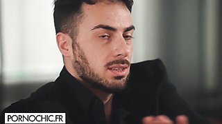 PORNOCHIC featuring Black Angel's small ass action