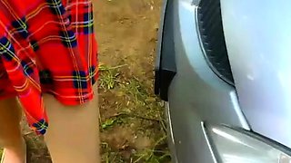 Outdoor Webcam Sex with Blowjob by Amateur Couple