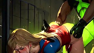 Supergirl, manga porn, anime hentai