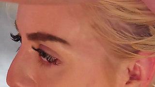 Carolyne Marian Tease in Latex Before Getting Fucked Hard