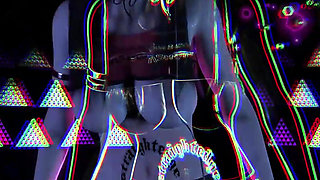 Goddess of Fire Glow: Virtual Curves Beyond - 3D Animation Hentai