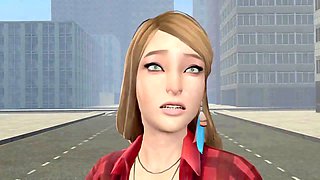 Voluptuous giantess Ahri indulges in her giant fantasies with tiny men