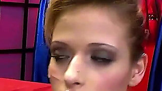 Ggg - Blonde Slut in Wild Ggg Gangbang Swallowing Cum