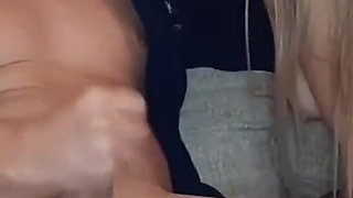 Hot Neighbor Sucks Until She Gets Milk - Real Amateur Porn