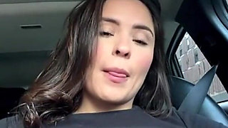 I Lose a Bet, I Have to Get Naked and Masturbate While Driving Through the City in My Car