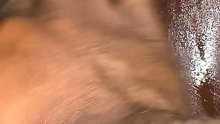 Horny African Foreplay Teen Loves to Get Wet by the Feeling of Soft Cock Rubbing Her Oiled Pussy