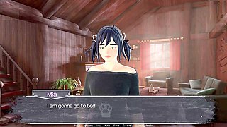 Unexpected romantic anime creampie scene with a relaxing vibe