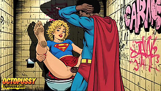 Cuckold Husband Shamefully Watches His White Wife Get Fucked by a Black Superman BBC