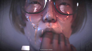 B058 the Reign of the Blonde, Mature Female Teacher the Bespectacled Man Went From a One-time Depravity to a Lifelong Enslavemen