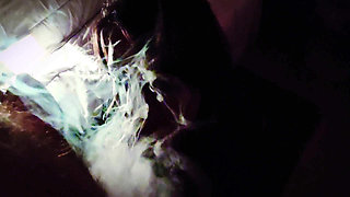 Smoking Blowjob in the Dark