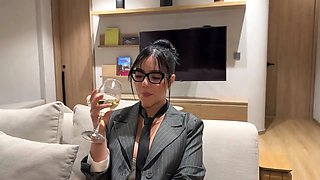 Latina Secretary Gets The Promotion She Wanted So Much  &