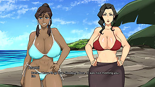 Ember Island - Testing Korra's Huge Tits