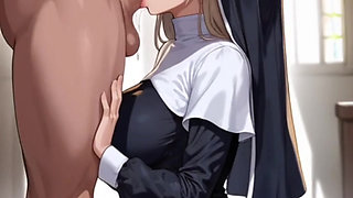 Hentai anime - nun loves sex