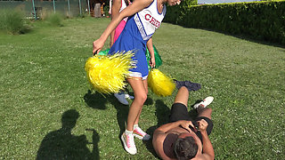 Cheerleader Gagging Fun!