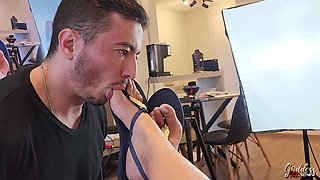 Dirty Flip Flops Cleaning by Pathetic Slave