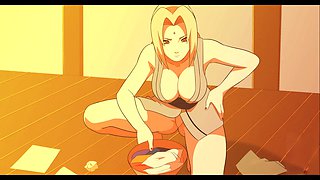 Tsunade hentai, anime, naruto