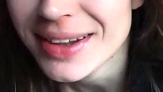 I Was Lucky Enough to Get Fucked and Have Delicious Morning Cum in My Mouth While Traveling on the Train