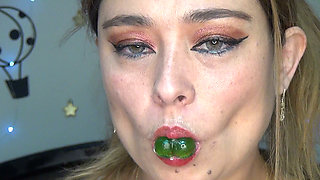 Swallowing Jelly in the Shape of Penises