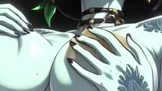 Gol Busty Anime Girl Waterfall Fantasy Nude