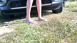 Motorhaube Doggystyle Creampie