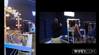 WIFEY New Bride Kira McKay Rides Dan's Huge Cock While Hubby Watches