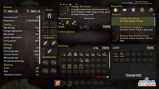 EP11: Stonehouse Upgrades: Room, Bath and Bronze Weapon Crafting in Wicked Island