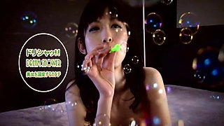 Faceshot Ecstasy. Elegant Beauty Trembles Beneath a Storm of White Release. - 1
