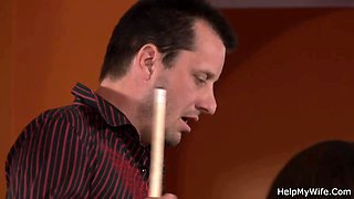 Stranger fucks his sexy wife