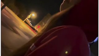 Blowjob On The Bus Stop