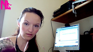 Tapping in Cream Colored Sandals