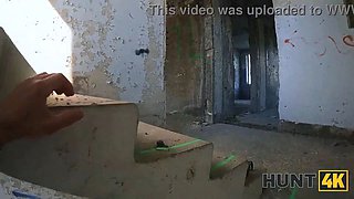 Hunt4k. red haired babe was truly innocent to fuck while gf was witnessing