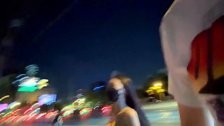 Mall pickup of tiny Thai teen beauty