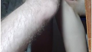 Pulled My Leg Up And Fucked Me On The Computer Desk