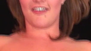 Beautiful Blonde Megon Is Spreading Her Tight Pussy to Get a Huge Load of Jizz.