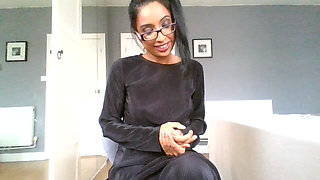 Prissy Intern Swallows Your Cum
