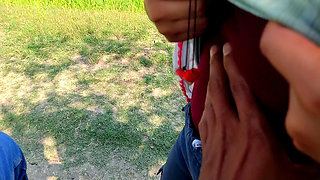 Didi's friend sucked his cock in the fields, girlfriend's mouth fucked, desi village girl fucked Hindi audio, xxx, mms, xvideos, porn
