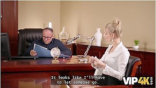 Naomi Love And Ridge Crix In Sexy Blonde With Long Legs And Big Natural Tits Is Fucked During The Job Interview