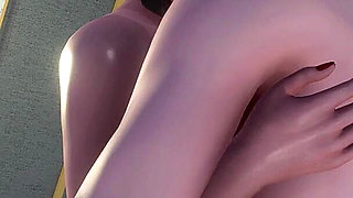 Murmur 14: Adam & Teacher Helen Love Hotel Boob Press Kiss & Self-finger