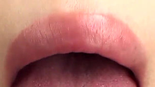 Real Japanese Mouth in Extreme Close-up Reia Hoshino Only for Mouth Lovers