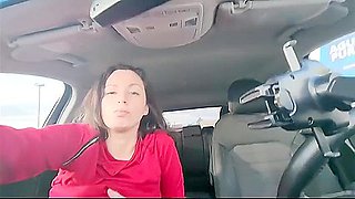 Nicole Niagara - Filmed Being A Slut In Front Of Strangers Solo Car Fun