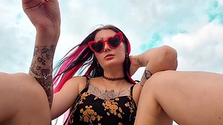 Smoking fetish showdown: do you prefer the thrill of cigarette smoke or stick smoke with dominatrix Nika?