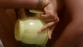 Desi Tamil Naughty Wife Renu Secret Bathroom Nude Tease & Saree Dressing for Company Manager! Indianhotwifex