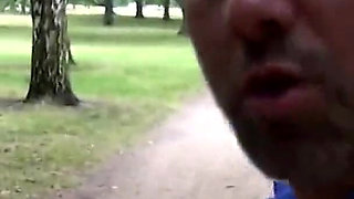 Mia De Berg gets her pussy fucked and fingered outdoor by big cock