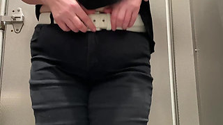 Sexy Brunette Loves It When You Watch Her Pee