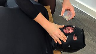 Clothed euro satin glamour spex babes lesbian pussy toying