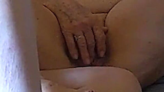 Real Amateur Homemede Step Stepmother Granny Lets Me Jack off Looking at Her Feet & Pussy