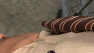 MILF taking cock from the ass and the pussy before facial