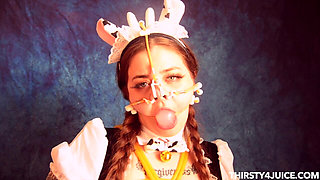 Hucow Maid Nose Hooks and Gag Talk