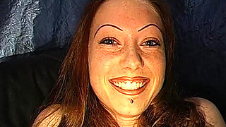 Wild Bukkake Orgy: Two Collared Sluts Get Faces Drenched in Cum!
